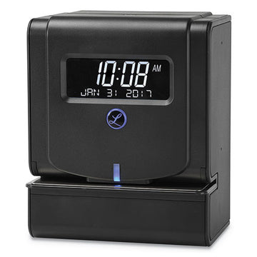 Lathem® Time Heavy-duty Thermal Time Clock, Digital Display, Charcoal freeshipping - TVN Wholesale
